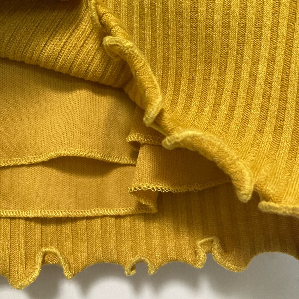 GOOD LUCK GEM 💛 Ribbed Lettuce Edge Skirt - Picture 11 of 14